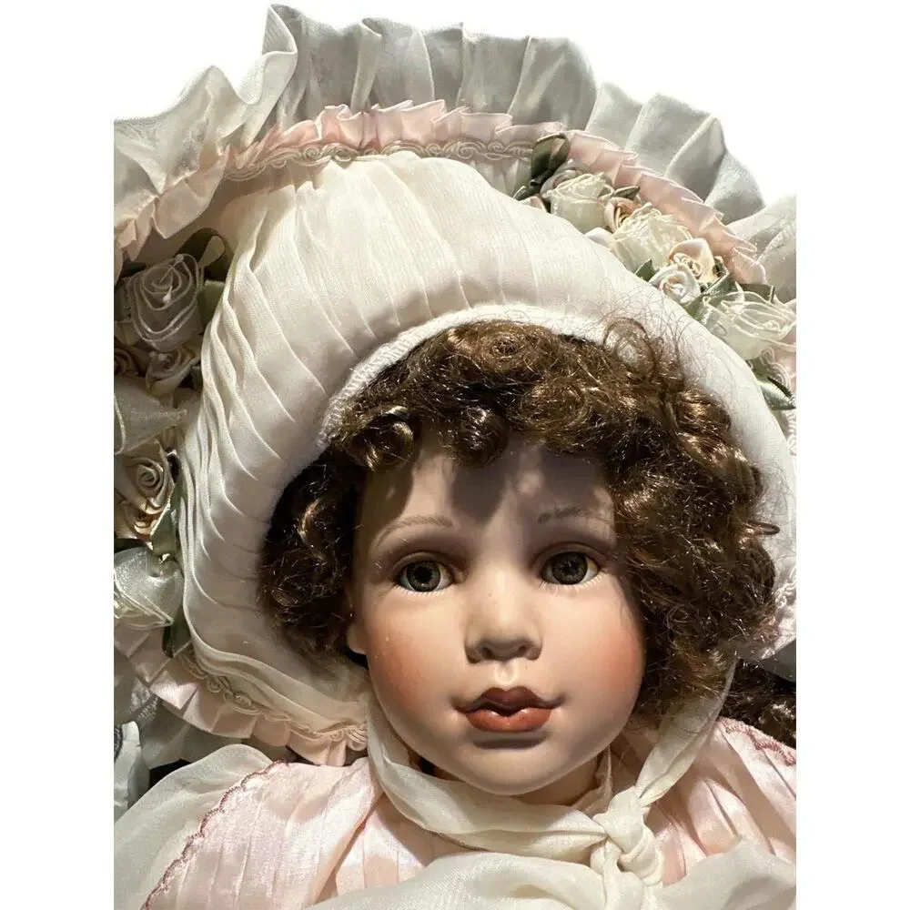 Doll 25” large made Bella rose I call her Bella the porcelain doll she is very h